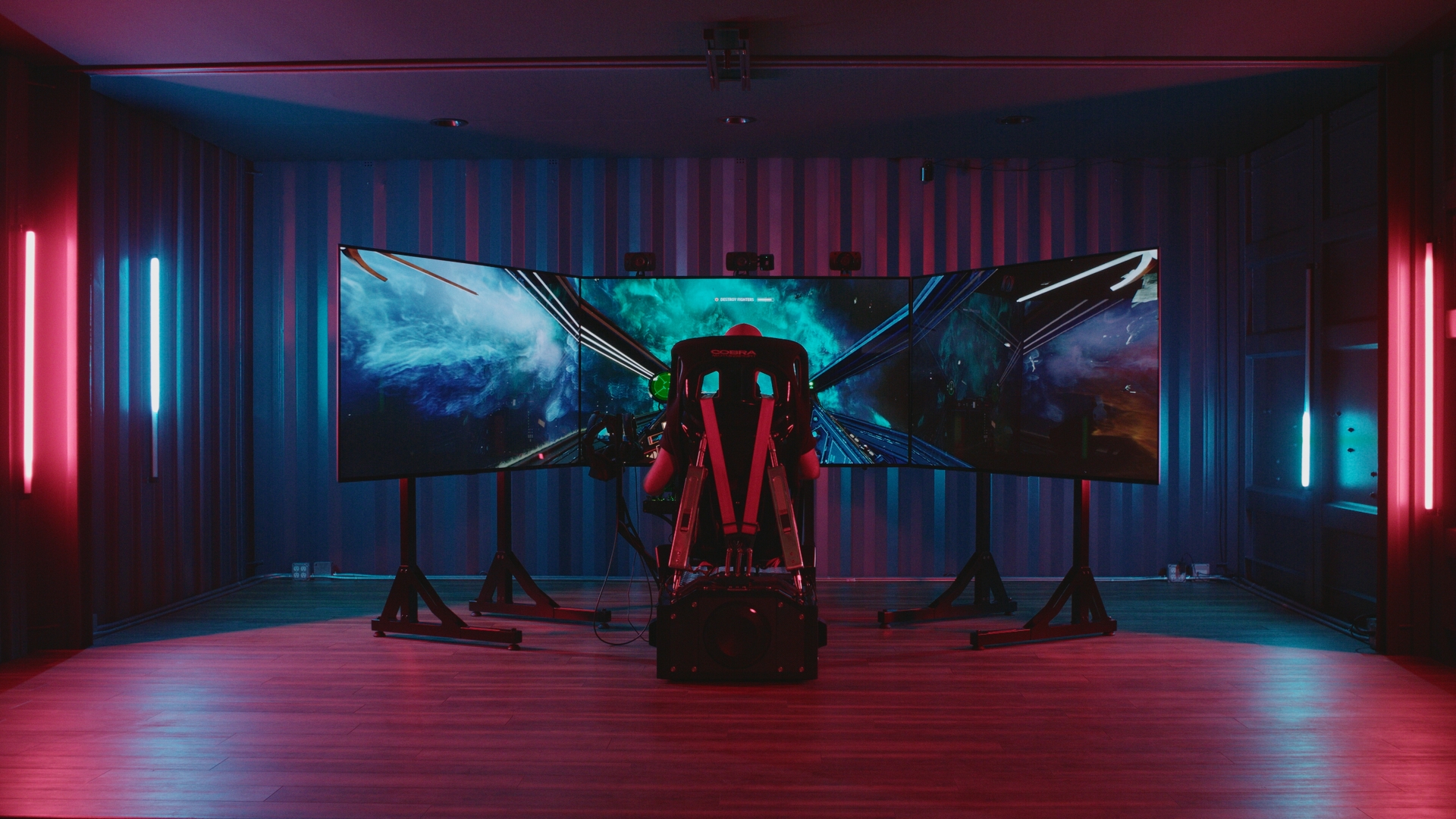CXC simulator commercial production set